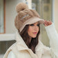 🧣 50% RABATT! 🎁 Vinterhatt för Dam med Kort Brätte – Mjuk, Varm & Stilren Design för Kallt Väder ❄️👒📦