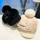 🧣 50% RABATT! 🎁 Vinterhatt för Dam med Kort Brätte – Mjuk, Varm & Stilren Design för Kallt Väder ❄️👒📦