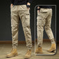 👖 50% RABATT! 🏃 Herr Mode Casual Mjukisbyxor med Flera Fickor – Avsmalnande Passform, Sträcktyg & Perfekt För Sport, Resor & Fritid 🧳 Fri Frakt