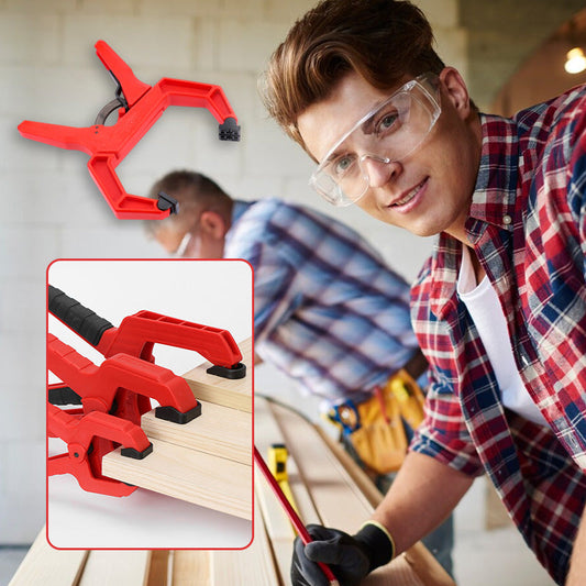 🔩 50 % RABATT NU! ✨ A-formad träverkstadsspännare – stabil och lätt med skyddskuddar för säker och skonsam fastspänning 🔒🛠️