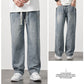 👖 60% RABATT! ✨ Löst Sittande Raka Jeans för Män – Nyhet – Bekväm passform, Hållbart denim & Vardaglig stil 💙