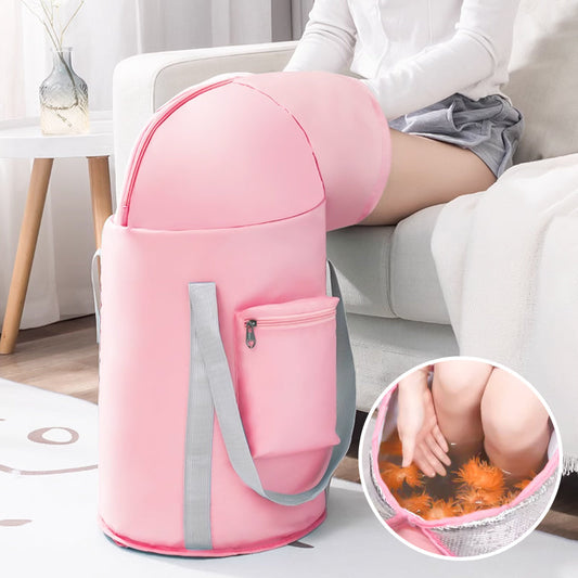 💦 KÖP 3 FÅR 4! 🛁 HOPPFÄLLBART FOTBAD - Ergonomisk Design & Lättvikt, Perfekt för Avkoppling och Fotvård, Inkluderar Massageinsats ✨👣