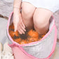 💦 KÖP 3 FÅR 4! 🛁 HOPPFÄLLBART FOTBAD - Ergonomisk Design & Lättvikt, Perfekt för Avkoppling och Fotvård, Inkluderar Massageinsats ✨👣