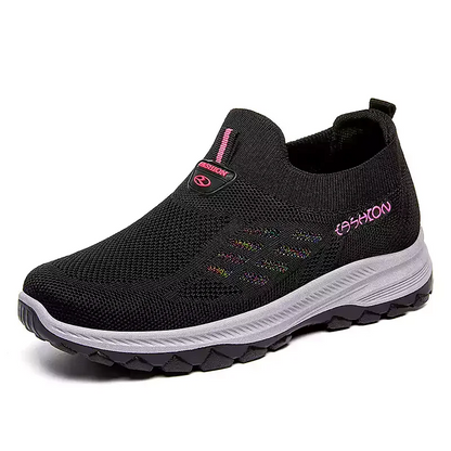 👟 50% RABATT! 🦶 Fly Stickad Vävd Ortopedisk Sko med Stöd För Hålfoten – Andningsbar, Stötdämpande & Perfekt För Hela Dagars Komfort 👣