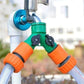 🚰 KÖP 1, FÅ 1 GRATIS! 🔧 Tvåhuvudad kran splitter – Läckagesäker, rostfri & passar standardanslutningar – perfekt för trädgård, tvättmaskin eller dubbelbevattning 🌿