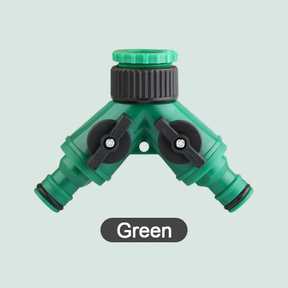 🚰 KÖP 1, FÅ 1 GRATIS! 🔧 Tvåhuvudad kran splitter – Läckagesäker, rostfri & passar standardanslutningar – perfekt för trädgård, tvättmaskin eller dubbelbevattning 🌿