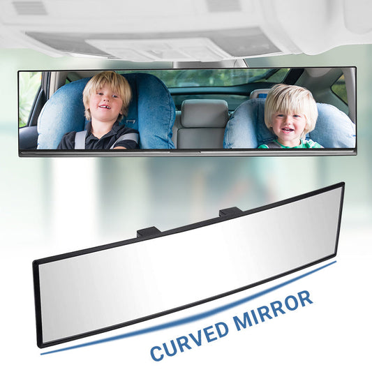 🚗 50% RABATT! 👁️ Bred böjd backspegel för bil – Vidvinkelsikt, enkel installation & universell passform – Kör säkert med bättre sikt – minskar döda vinkeln 🔥