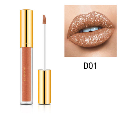 💄 50% RABATT NU ! ✨ Metallisk Flytande Diamantglitterläppstift – Intensiv Glittereffekt, Långvarig & Icke-Klibbig Finish 💎
