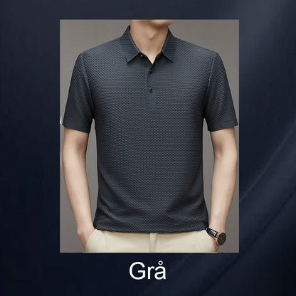 👕 60% RABATT NU! ❄️ Herrarnas Is-Silke T-shirt - Andas bra & mjuk passform, perfekt för sommar eller träning 🏃‍♂️📦