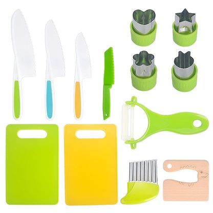🔪 50% RABATT! 🎁 Barnsäkra Köksknivar – Rundad Spets, Tandad Kant & Perfekt För Att Lära Barn Att Skära Grönsaker Och Frukt På Ett Säkert Sätt 🥕