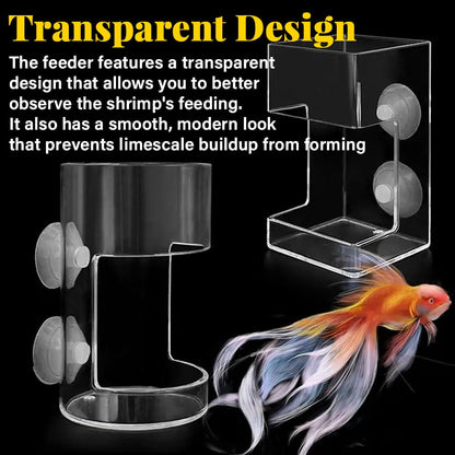 🐟 KÖP 2 FÅ 3! ✨ Akvariematare Utan Nerrinnande - Rensar Vattnet med Inbyggd Pump och Sugpropp för Enkel Installation 🔄💧