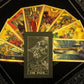 🔮 60% RABATT NU! ✨ Lyxig Gyllene Tarotkortlek – Inklusive Guidebok, Svart Sammetspåse & Spådomskort 🎴📖
