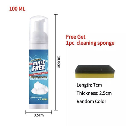 🔥 50% RABATT! 💥 Skumrengöring som inte behöver sköljas av – Köp 2, fri frakt – Fläckborttagning, luktneutral & perfekt för hem, bil och textil 🧼