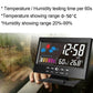 🌡️ 50% RABATT NU! ✨ Digital LED Temperatur- & Fuktighetsmonitor - Väderprognos med Väckarfunktion för Hemmet eller Kontoret 📊⏰