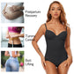 👙 50% RABATT! 💃 Shapewear-Bodysuit med Behå – Rynkad, Smalande & Justerbar Midja – Smid Passform & Komfort ✨