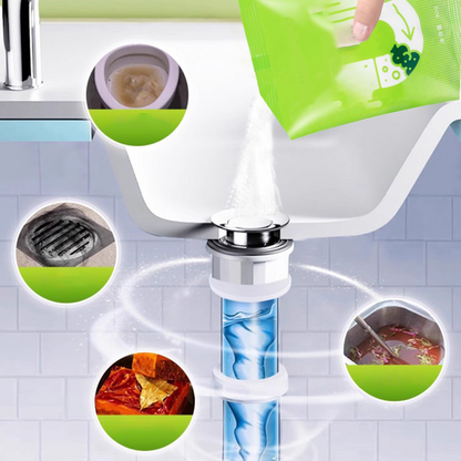 🚽 KÖP 1 FÅ 2! ✨ Kraftfull Avloppsrensare - Tar bort förstopningar på några minuter i avlopp och rör 💪🌊