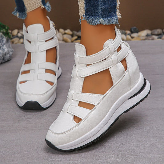 👡 60% RABATT! ✨ Bekväma Lätta Wedge Sandaler med Dragkedja i Sidan – Stilren Design, Lätt Att Ta På & Perfekt för Vardag & Fest 🌸
