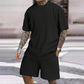 👕 50% RABATT! 🔥 Herr sommar 2-delat set – T-shirt med droppe axlar & shorts med dragsko – Ledig, sval & perfekt för varma dagar, stranden eller hemmafix – bekväm bomullsblandning 🩳