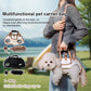 ⏳Zeitlich begrenztes Angebot⏳ 🐶Heißer Verkauf🎒 Tragbare, atmungsaktive 2-in-1-Haustiertragetasche – Tragetuch Rucksack | Überall und jederzeit!