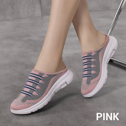 🩴 60% RABATT! 👡 Bekväma & Andningsbara Tofflor med Sluten Tå – Mesh-ovandel, Halksäker PU-sula & Mångsidig Stil 🌬️