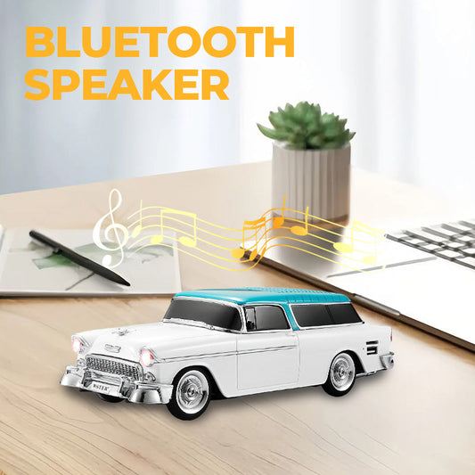 🚗 60% RABATT! 🔈 Retro Bilmodell Bluetooth Högtalare – Trådlös, 360° Ljud & Lång Batteritid 🎶