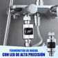 🚿 50% RABATT! 🌡️ LED-DUSCHTERMOMETER - Exakt Temperaturvisning med Storskärm, Enkel Monteringen utan Verktyg, Vattentät Design för Moderna Badrum 🛁✨