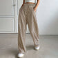 👖 50% RABATT! ✨ Dambyxor med Vertikala Ränder – Slimmande Effekt, Bekväm Passform & Perfekt För En Elegant Look 🌸