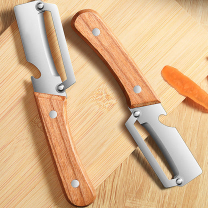 🥕 KÖP 1 FÅ 1 GRATIS! ✨ Multifunktionell Grönsaksskalare för Köket – Rostfritt Stål, Ergonomiskt Handtag & Perfekt för Frukt & Grönsaker 🔪