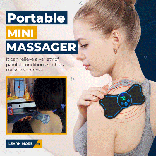 💆 50% RABATT! 🔋 Mini-Körpermassagegerät – Einstellbare Intensität & tragbar ✨