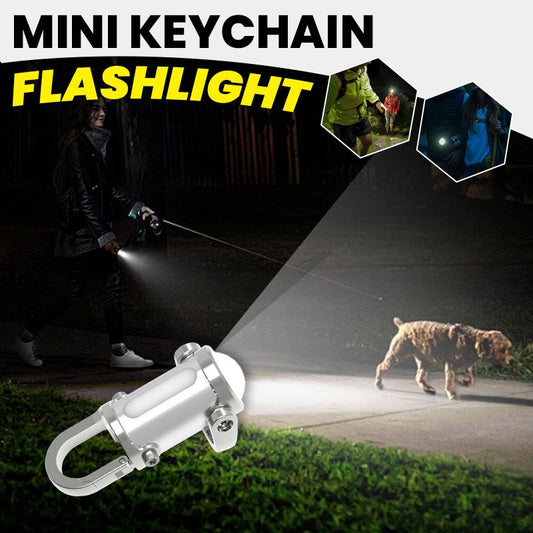1200LM Superljus mini-nyckelringsficklampa, vattentät