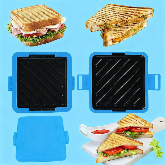 🍔 60% RABATT! 🎉 Mikrovågsugn Toastie Maker – Snabb Gräddning, Lätt att Rensa & Mångsidig Användning 📦