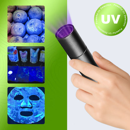 🔦 KÖP 1 FÅ 1 GRATIS! ✨ UV-svartljusficklampa för Grönsaksinspektion - Påvisar Orenheter och Bakterier på Frukt & Grönt 🥦🔍
