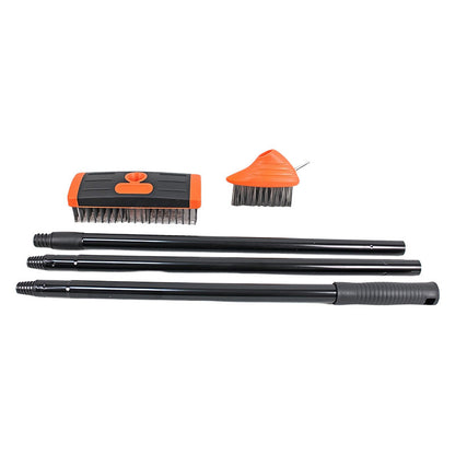 🌿 50% RABATT! 🧹 3-i-1-set med Borstar för Ogräsrensning – Slitstarka Stålborstar, Ergonomiskt Handtag & Perfekt För Fogar, Uteplatser & Grusgångar 🏡
