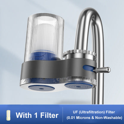 🚰 50% RABATT NU! ✨ Kranvattenrenare med Universaladaptrar - 5-filtersteg för Renare Dricksvatten direkt från Kranen 💧🏠