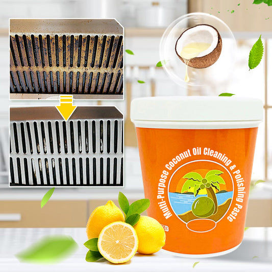 🥥 KÖP 2 FÅ 3! ✨ Mångsidig Kokosoljerenovering - Djupgående Fukt & Glans för Trä, Läder och Metall med Naturlig Formel 🌿✨