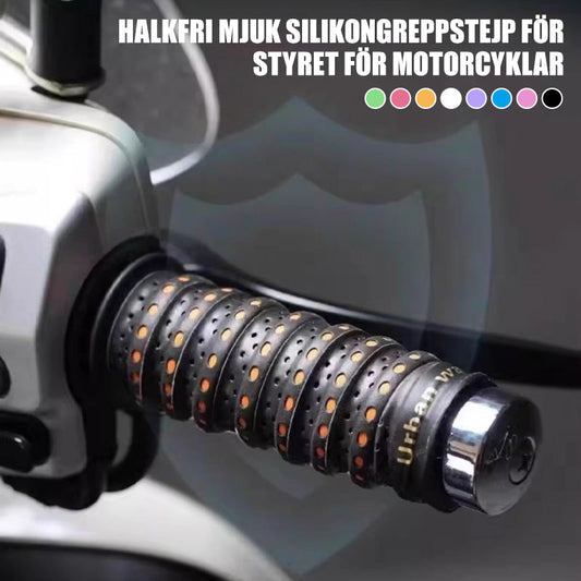 🏍️ KÖP 1 FÅ 1 GRATIS! ✨ Halkfri Silikongrepp för Motorcyklar - Skonsam Vibrationdämpning med Förbättrad Kontroll och Komfort 🛡️🧤