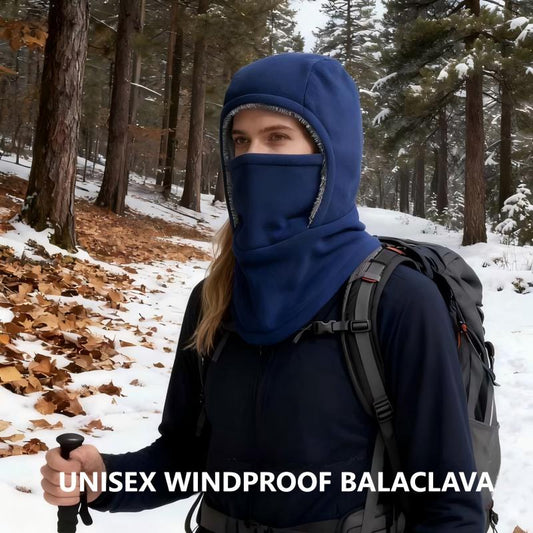 🧣 60% RABATT NU! ✨ Unisex Vindtät Balaklava - Uppvärmd Fleecefoder med Helansiktskydd för Vintersport och Friluftsaktiviteter ❄️🏂