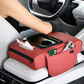 🚗 Mittelkonsole-Organizer mit Handyhalterung & USB-Ladefunktion – multifunktionaler Getränkehalter & Ablage für Auto