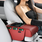 🚗 Mittelkonsole-Organizer mit Handyhalterung & USB-Ladefunktion – multifunktionaler Getränkehalter & Ablage für Auto