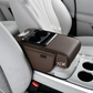 🚗 Mittelkonsole-Organizer mit Handyhalterung & USB-Ladefunktion – multifunktionaler Getränkehalter & Ablage für Auto