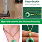 💚 60% RABATT! 📿 Grönt Jade Halsband för Fred – Natursten, Handarbeit & Beroligande Energi 🕊️