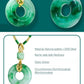💚 60% RABATT! 📿 Grönt Jade Halsband för Fred – Natursten, Handarbeit & Beroligande Energi 🕊️