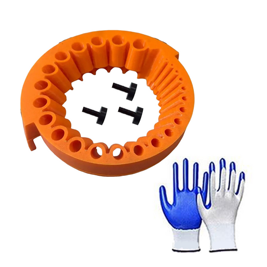 🔩 KÖP 2 FÅ 3! ✨ Universell Rund Borrslipare - 3mm-10mm Kapacitet med 6 Slipskivor för Metall- & Träbearbetning ⚙️🛠️