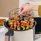 🔥 50% RABATT NU! ✨ 316 Rostfritt Stål Air Fryer Grillgaller-Set - 8 Grillspett med Värmebeständiga Handskar för Hälsosam Matlagning 🥩🍢