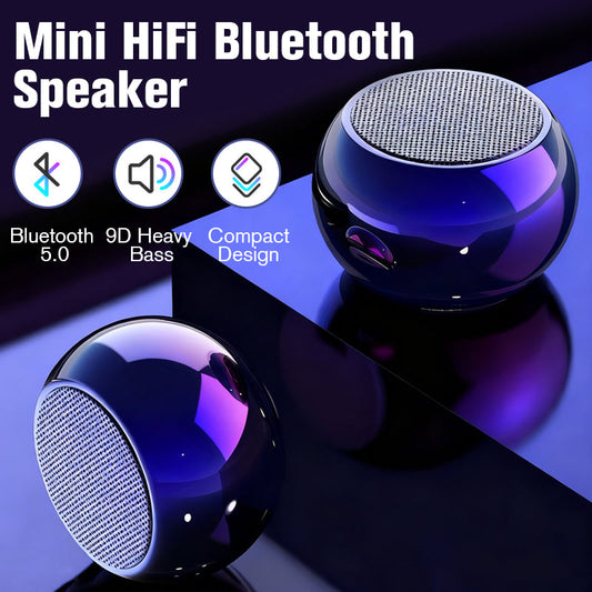 🔊 KÖP 2 FÅ 3! ✨ Mini HiFi Bluetooth-högtalare - 5W Stereo med 10 Timmars Batteritid för Resa & Hemma 🎶📦