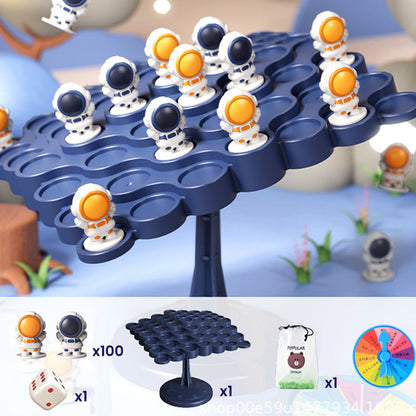 🚀 50% RABATT! 🌳 Astronaut Balans Träd Utbildningsleksaker – Främjar Balans & Koordination, Färgglad & Perfekt För Kreativt Lärande 🧸