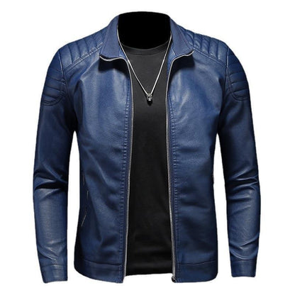 🧥 60% RABATT! 🔥 Milano Klassisk Läderjacka – Premium Konstläder, Tidlös Design & Perfekt Passform 🏍️