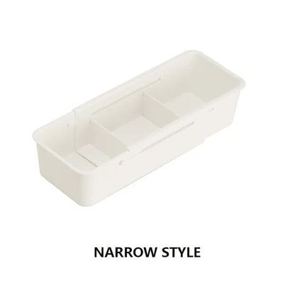 📦 KÖP 2 FÅR 3! 🏠 UTVIDGNINGSBAR FÖRVARINGSORGANISATÖR - Justerbar Design för Kök och Förvaring, Maksimerar Utrymmet med Hållbar Plastkonstruktion, Enkel Montering 🔧✨