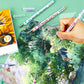 🖍️ 50% RABATT! ✨ GELPENNSET - 12 Skira Färger för Konst och Skrivning, Slät Skrivkänsla, Perfekt för Skola och Kontor 🎨📝
