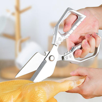 ✂️ 50% RABATT! ✨ MULTIFUNKTIONELL KÖKSSAX - Skär Ben & Öppnar Förpackningar, Ergonomiskt Handtag & Diskmaskinsäkert, Inkluderar Skalverktyg 🍗🔧